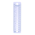Plastic Knitting Needle Gauge Ruler Inch cm Sewing Tools US UK Canada Sizes 2-10mm