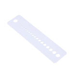 Plastic Knitting Needle Gauge Ruler Inch cm Sewing Tools US UK Canada Sizes 2-10mm
