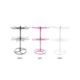 Jewelry Display Rack Double Tier Jewelry Stand Portable Metal Jewelry Rack for Home