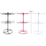 Jewelry Display Rack Double Tier Jewelry Stand Portable Metal Jewelry Rack for Home