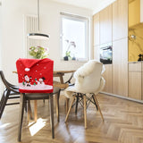 Non Woven Chair Set Cartoon Snowman Stool Set - Front View