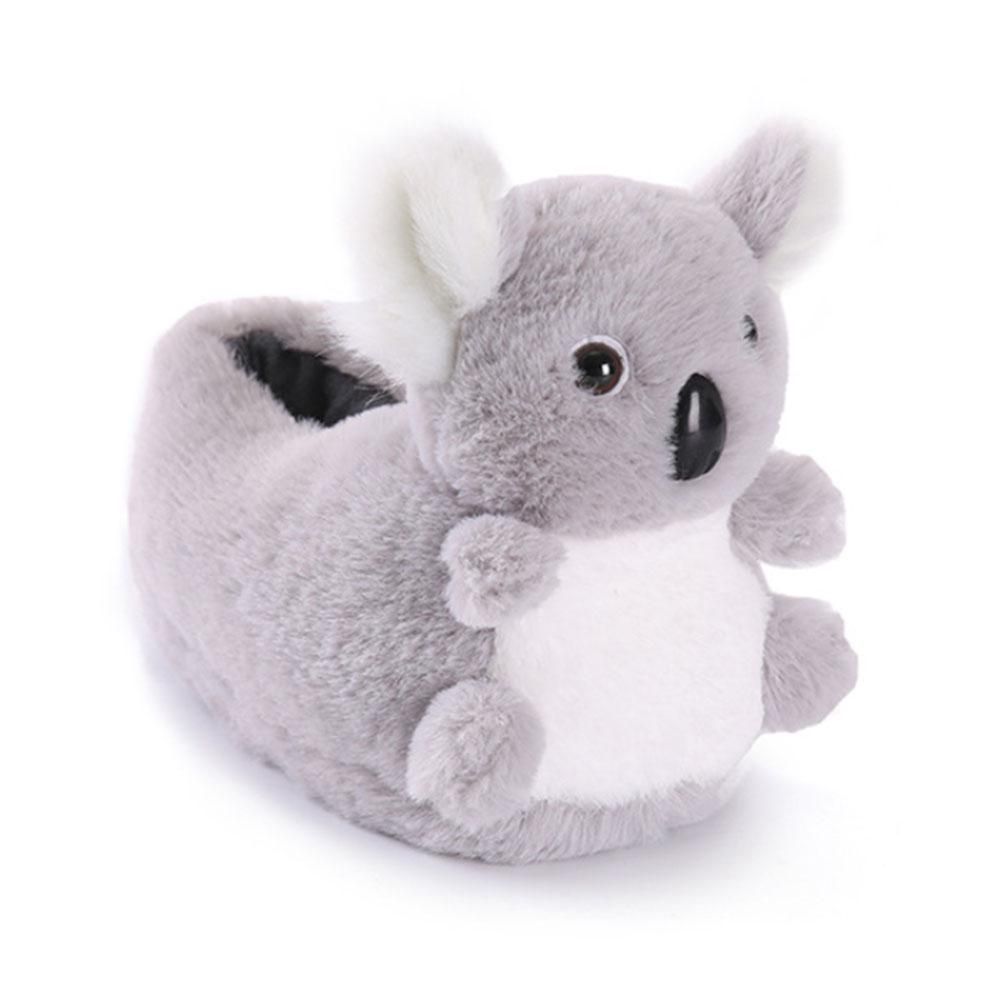Triceratops Plush Slippers Winter Autumn and Winter Cartoon Men and Women Indoor Cotton Slippers