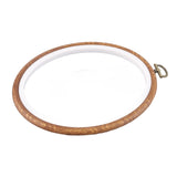 Embroidery Hoop Wood Circle Crossing Stitch Hoop Rings for DIY Embroidery Sewing - Extra Image