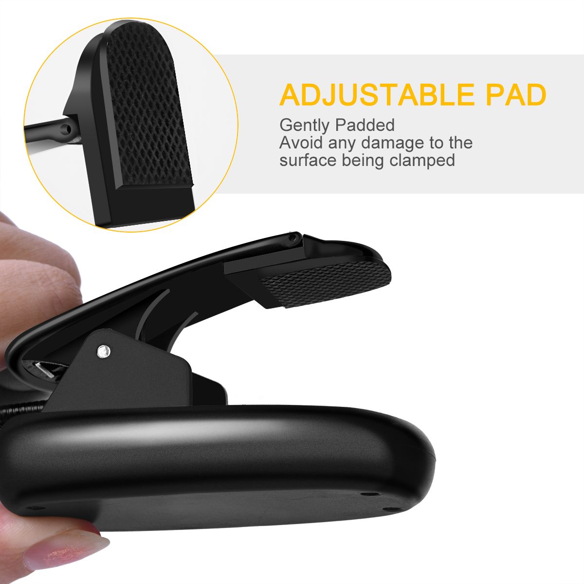 Reading Light, 14 LED USB Rechargeable and Eyecare Book Light, Flexible Clip Reading Lamp
