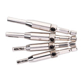 4pcs Hex Shank Self Centering Drill Bit Set Door Window Hinge Hole Puncher Woodworking Tool - Extra Image