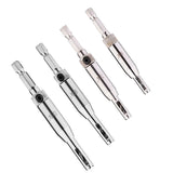 4pcs Hex Shank Self Centering Drill Bit Set Door Window Hinge Hole Puncher Woodworking Tool