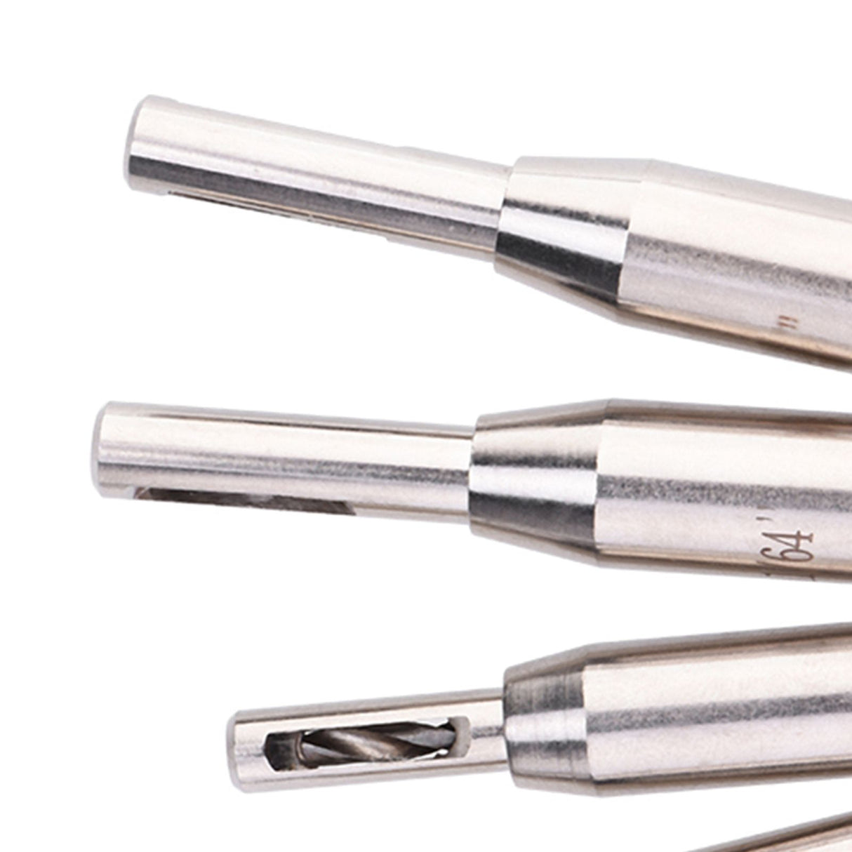 4pcs Hex Shank Self Centering Drill Bit Set Door Window Hinge Hole Puncher Woodworking Tool