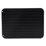 Metal Aluminum Fast Safe Food Meat Defrosting Thawing Tray Plate Home Kitchen Gadget
