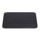 Metal Aluminum Fast Safe Food Meat Defrosting Thawing Tray Plate Home Kitchen Gadget - Front View