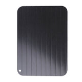 Metal Aluminum Fast Safe Food Meat Defrosting Thawing Tray Plate Home Kitchen Gadget - 45-Degree Angle