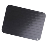 Metal Aluminum Fast Safe Food Meat Defrosting Thawing Tray Plate Home Kitchen Gadget