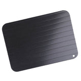 Metal Aluminum Fast Safe Food Meat Defrosting Thawing Tray Plate Home Kitchen Gadget