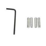 Stainless Steel 10~12mm Glass Door Lock with Keys Open/Close Home Hotel Bathroom Use