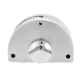 Stainless Steel 10~12mm Glass Door Lock with Keys Open/Close Home Hotel Bathroom Use
