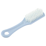 Multi functional Plastic Shoe Cleaning Brush Bushy Nylon Bristles Scrubber Washing Tool(Blue) - Side View