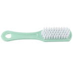 Multi functional Plastic Shoe Cleaning Brush Bushy Nylon Bristles Scrubber Washing Tool(Green)