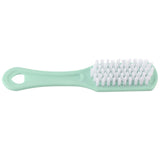 Multi functional Plastic Shoe Cleaning Brush Bushy Nylon Bristles Scrubber Washing Tool(Green)