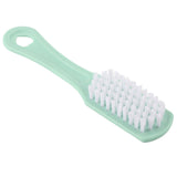 Multi functional Plastic Shoe Cleaning Brush Bushy Nylon Bristles Scrubber Washing Tool(Green)