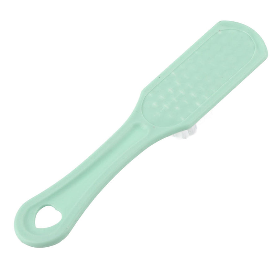 Multi functional Plastic Shoe Cleaning Brush Bushy Nylon Bristles Scrubber Washing Tool(Green)