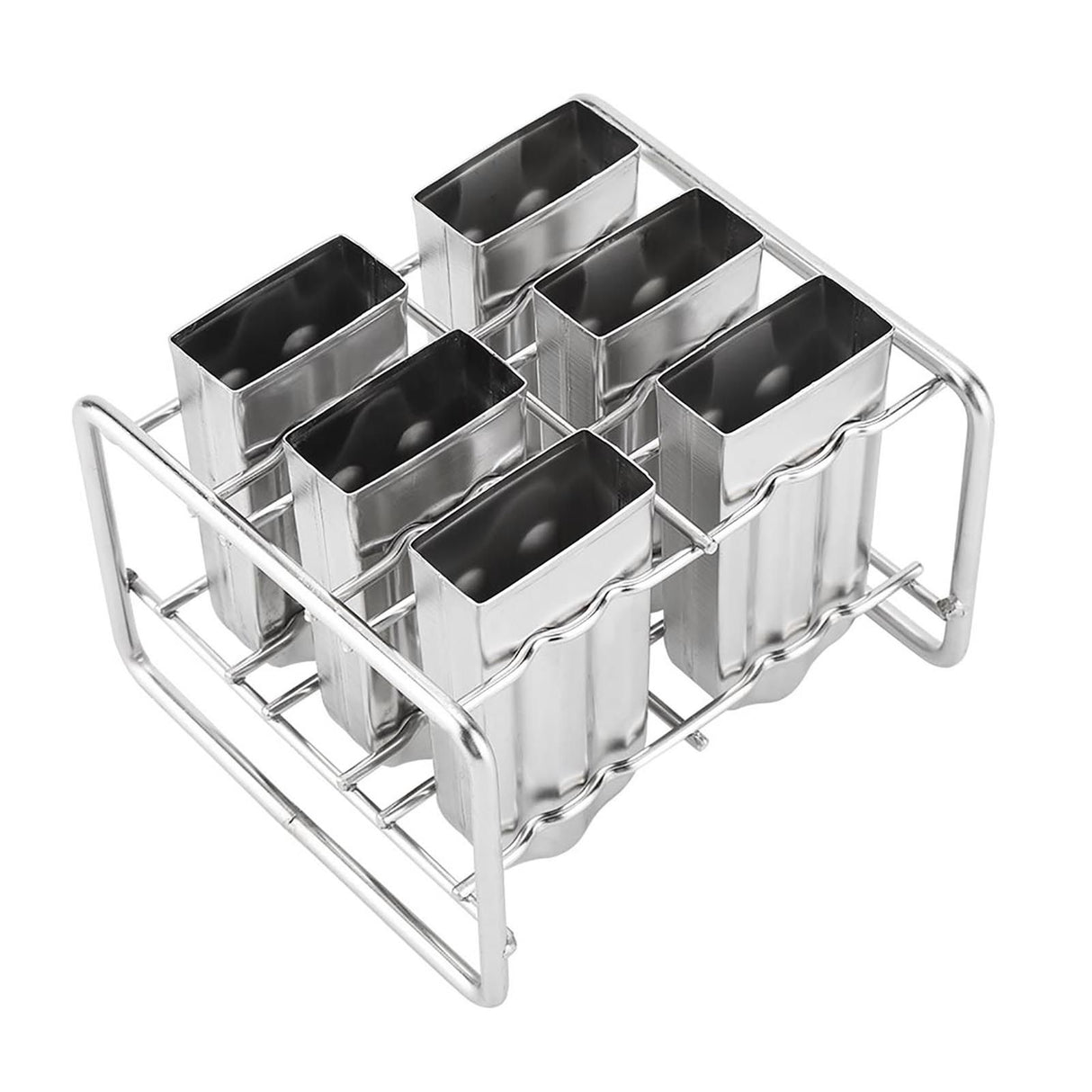 Stainless Steel Molds Ice Cream Industrial Home Kitchen DIY Ice Pop Mould Maker Tool(2#)