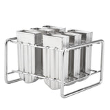 Stainless Steel Molds Ice Cream Industrial Home Kitchen DIY Ice Pop Mould Maker Tool(2#)
