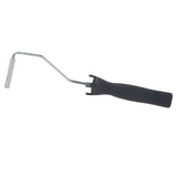 Aluminum Alloy Fiberglass Bubble Laminating Roller ABS Handle for GRP FRP Resin Work (10*50mm) - Top-Down View