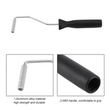 Aluminum Alloy Fiberglass Bubble Laminating Roller ABS Handle for GRP FRP Resin Work (10*50mm)