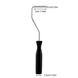 Aluminum Alloy Fiberglass Bubble Laminating Roller ABS Handle for GRP FRP Resin Work (10*50mm)