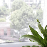 Self Adhesive Window Screening Mesh Anti Mosquito Bugs Flies Insects Room Curtain(130*150cm) - Rear View