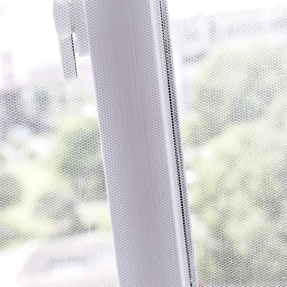 Self Adhesive Window Screening Mesh Anti Mosquito Bugs Flies Insects Room Curtain(130*150cm)
