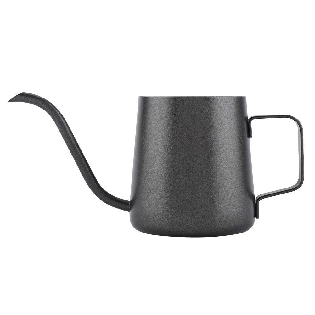 350 ml Stainless Steel Gooseneck Pour Over Drip Coffee Maker Tea Coffee Cup Pot Black