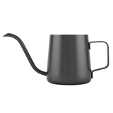 350 ml Stainless Steel Gooseneck Pour Over Drip Coffee Maker Tea Coffee Cup Pot Black