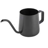 350 ml Stainless Steel Gooseneck Pour Over Drip Coffee Maker Tea Coffee Cup Pot Black