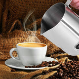 600ml Stainless Steel Milk Frothing Pitcher Espresso Coffee Cup Mugs with Measurement - Top-Down View