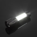 Portable XPE + COB Waterproof Telescopic Zoom 3 Modes LED Torch Outdoor - Extra Image