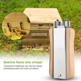 Stainless Steel Tight Wire Beehive Frame Installation Tool Apiculture Crimper - Side View