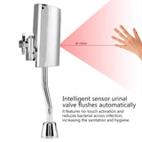 Bathroom Toilet Wall Mounted Automatic Sensor Touchless Urinal Flush Valve