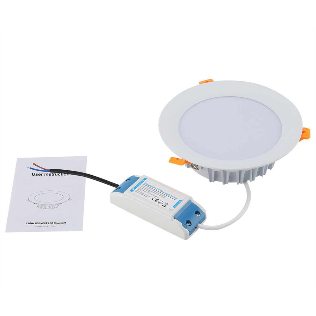 Milight 18W RGB+CCT Dimmable LED Panel Downlight Recessed Ceiling WiFi Light Bulb Lamp