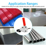 Metal Nibbler Steel Iron Sheet Saw Cutter Cutting Tool Electric Drill Attachment Accessories - Rear View