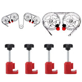 Universal Dual Cam Clamp Camshaft Sprocket Gear Locking Engine Timing Tool Kit