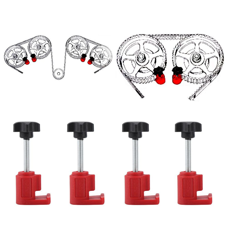 Universal Dual Cam Clamp Camshaft Sprocket Gear Locking Engine Timing Tool Kit