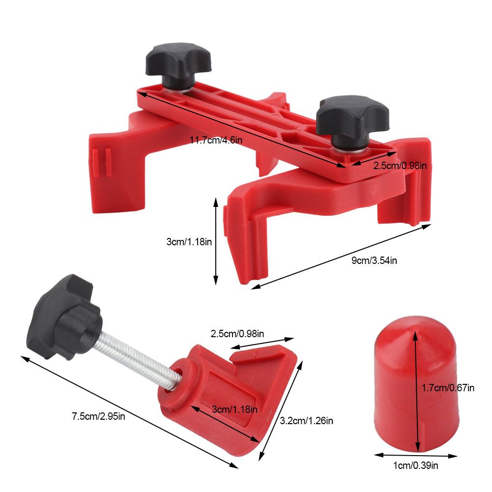 Universal Dual Cam Clamp Camshaft Sprocket Gear Locking Engine Timing Tool Kit
