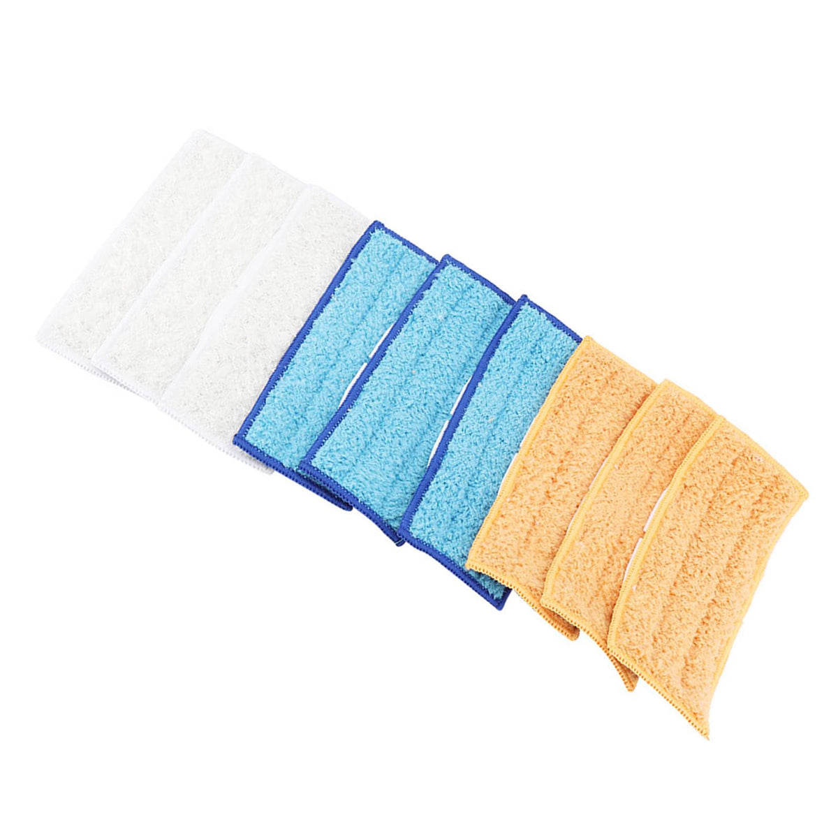 9 PCS Replacement Microfiber Mop Washable Mop head Mop Pads Fit Flat Spray Mops Set