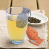 Cute Silicone Tea Infuser Food Grade Grenade Shape Design Tea Filter Funny Tea Strainer - 45-Degree Angle