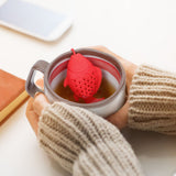 Cute Silicone Tea Infuser Food Grade Fish Shape Design Tea Filter Funny Tea Strainer