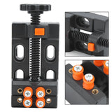 Mini Portable Flat Carving Clamp Bench Vise for DIY Woodwork Craft Jewelry Carving Holder Tool - Close-Up Angle