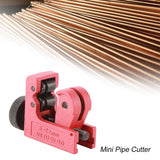 Mini Adjustable Tube Hose Tubing Cutter Cutting Tool for 3~22mm Copper Aluminum PVC Pipes - Front View