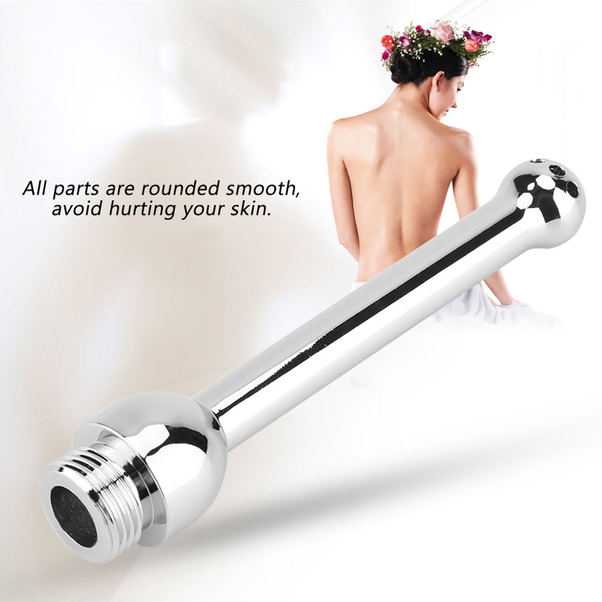 Anal Douche Vaginal Cleaner Wash Cleansing Enema Shower Head Bidet Faucet for Sex Toys