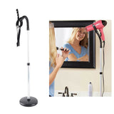 Hair Dryer Stand with Adjustable Height and Stable Base Women Pets Air Blower Holder