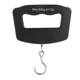 50kg/10g Portable Digital Precise Mini Fish Hook Scale Electronic Luggage Hanging Weight - Side View